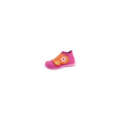 Happy Velcro Slipper - Pink Combi