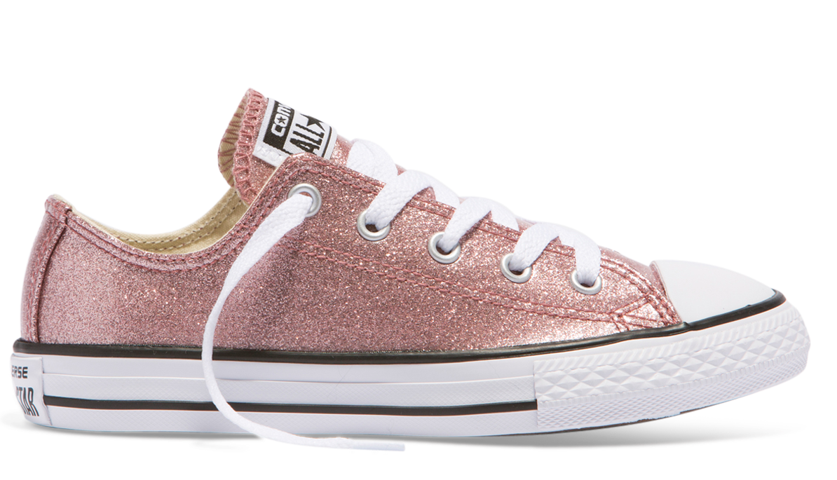Kid CT Glitter Low Rose - Girls-Casual 