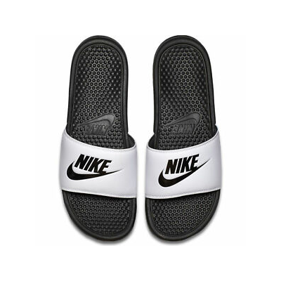 Benassi Slide Black/White - Boys-Sandals : Kids Sandals & Shoes - Bobux ...